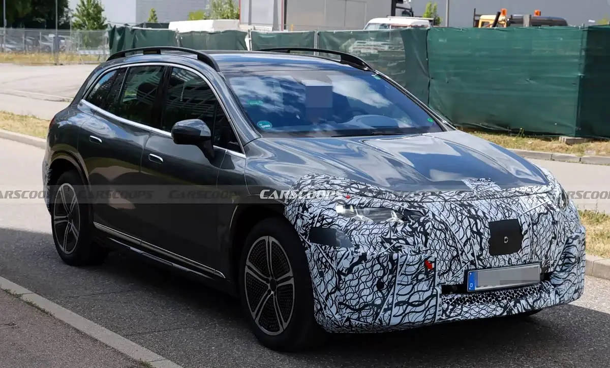 外觀/內飾/續航迎升級 新款奔馳EQS SUV諜照曝光