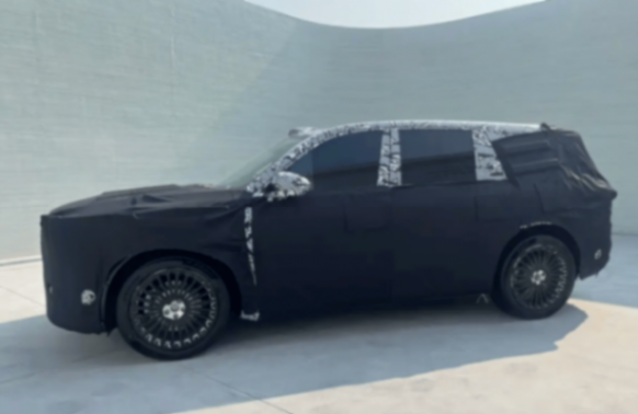 嵐圖兩款旗艦新車諜照,華為智駕,一個比一個尊?