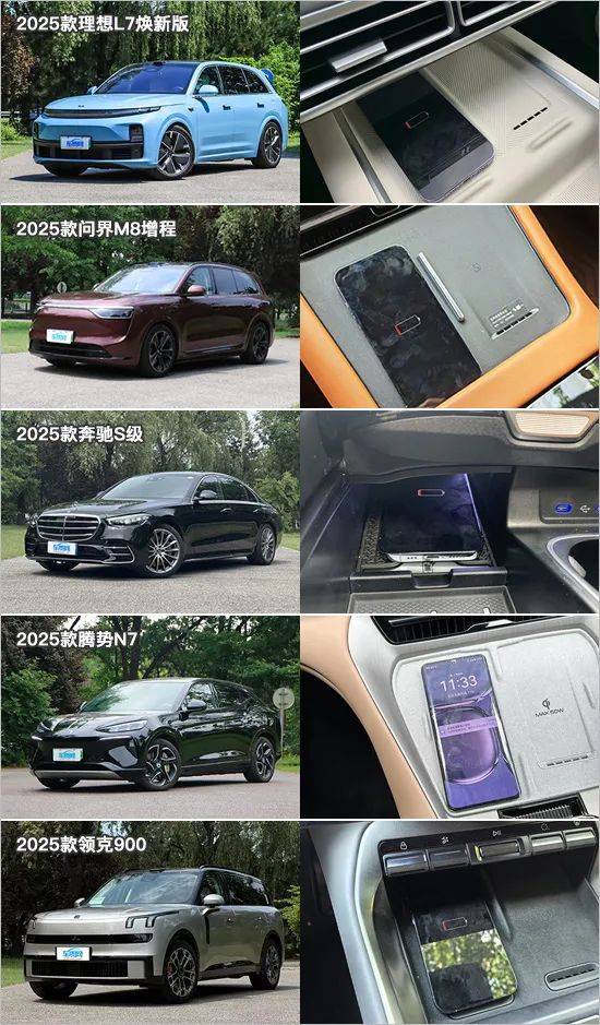 10款車(chē)型無(wú)線充電性能測(cè)試對(duì)比