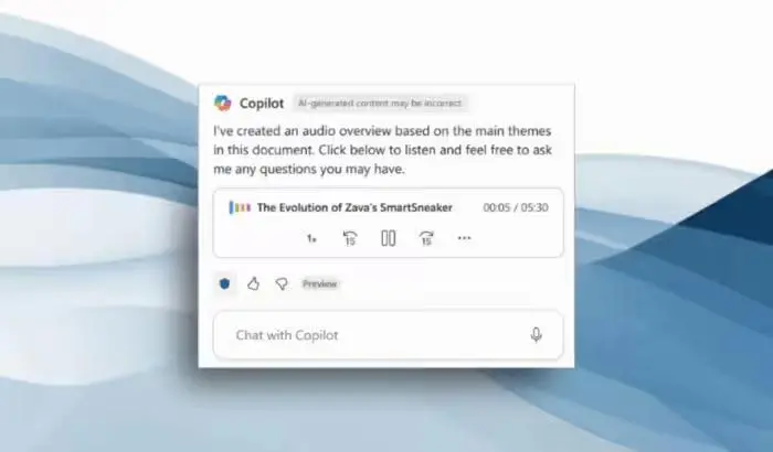 GPT-5 AI加持:微軟讓W(xué)ord文檔“開(kāi)口說(shuō)話”,體驗(yàn)接近有聲書(shū) Audio Overview Microsoft Word Windows Web Hero
