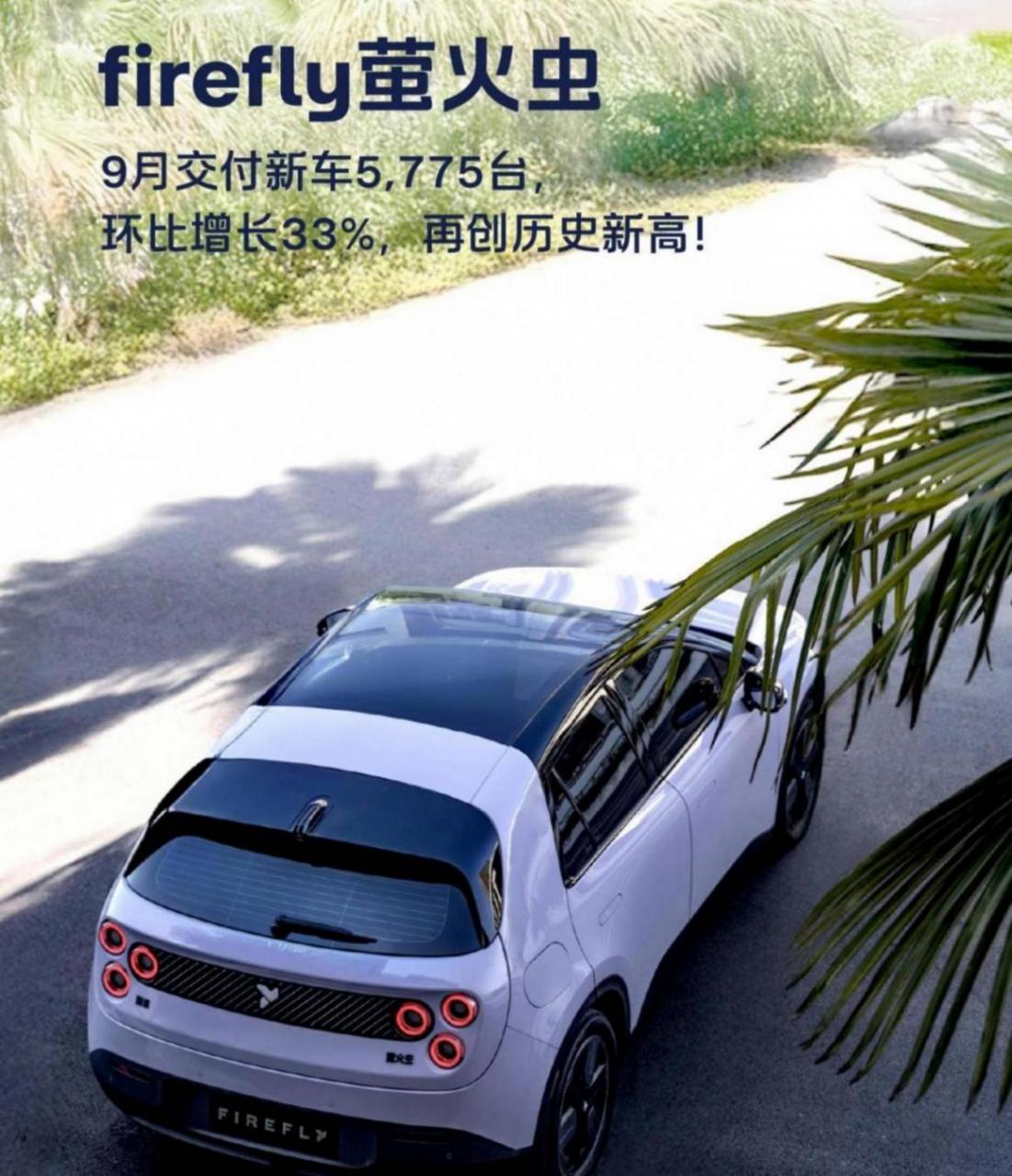 螢火蟲9月銷量5775臺,精品電動小車的上限有多高?